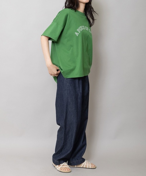 「Munich」 半袖Tシャツ FREE ホワイト レディース_画像4