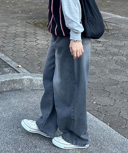 「PICSAS」 デニムパンツ M ブラック メンズ_画像4