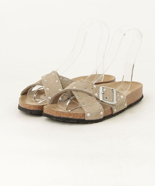 BIRKENSTOCK サンダル ベージュ系 BIRKENSTOCK（ビルケンシュトック） フラットサンダル 38 ベージュ