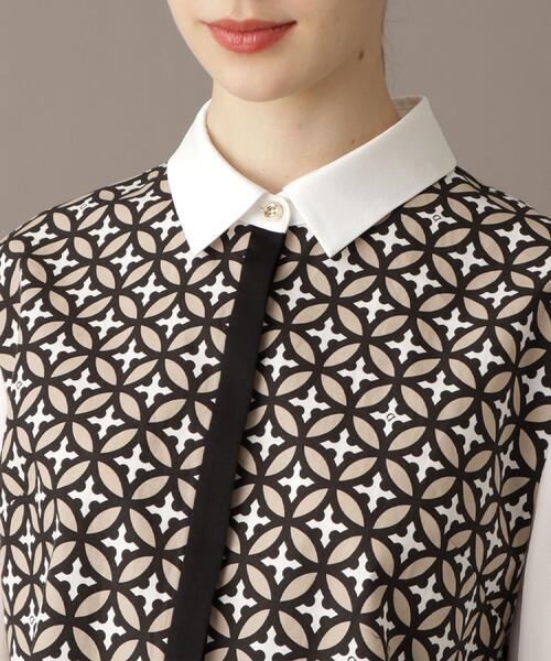 「DRESSTERIOR」 長袖シャツ 34 ベージュ系その他4 レディース_画像9