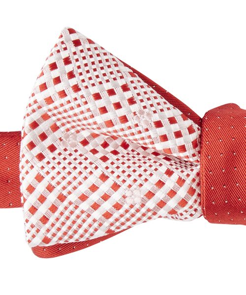 都内で蝶ネクタイ リバーシブルチェックフラワーピンドット蝶タイ Red ネクタイ メンズファッション ファッション 9 405 Www Jesuitnola Org