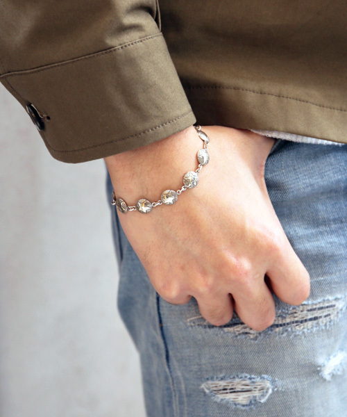 ブレスレットとトップ Shu SunKu ブレスレット STAR CONCHA BRACELET メンズ レディース
