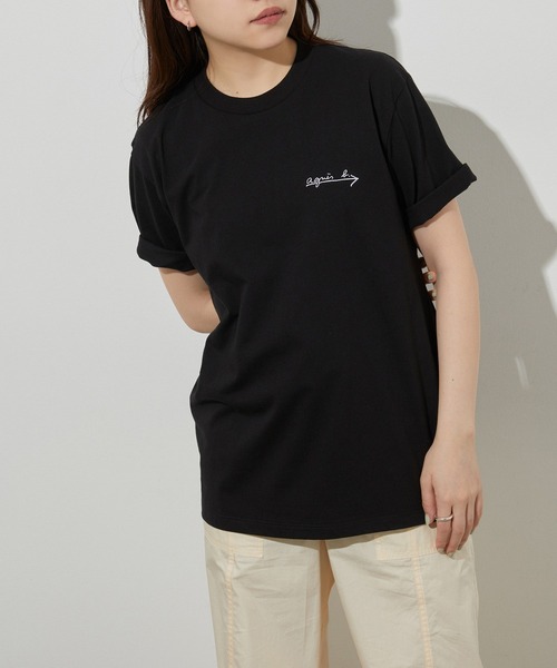 agnes b.（アニエスベー） tシャツ 半袖 「agnes b. pour ADAM ET ROPE