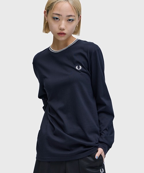 FRED PERRY（フレッドペリー） tシャツ Twin Tipped Long Sleeve T 