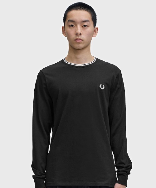 フレッドペリーロンT FRED PERRY（フレッドペリー） tシャツ Twin Tipped Long Sleeve T