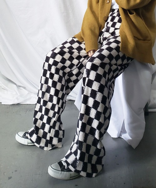 パンツ 3mica3 kiryuyrik - 130 Chintz Wide Cargo Pants / チンツ ワイド