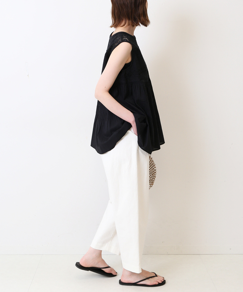 SLOBE IENA（スローブイエナ） シャツ ブラウス レースピンタック