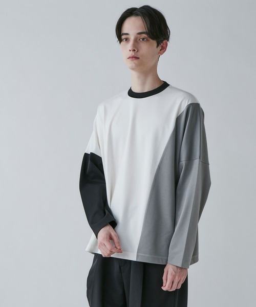 LUCY（ルーシー） tシャツ LUCY/カラーブロックBIGロンT メンズ