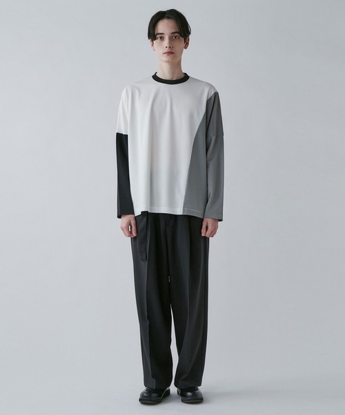 LUCY（ルーシー） tシャツ LUCY/カラーブロックBIGロンT メンズ