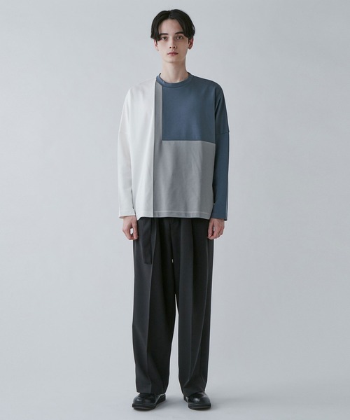 LUCY（ルーシー） tシャツ LUCY/カラーブロックBIGロンT メンズ