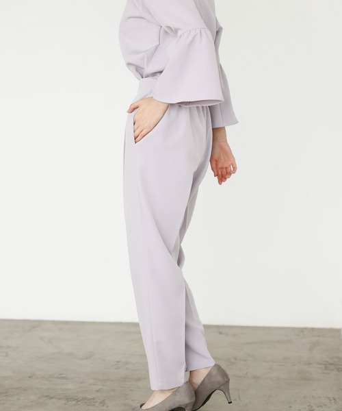 GeeRA（ジーラ） セットアップ ミニ衿ペプラムデザインセットアップ