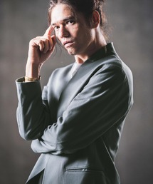 GLIMCLAP ジャケット ノーカラージャケット mj9393- Minimal detail