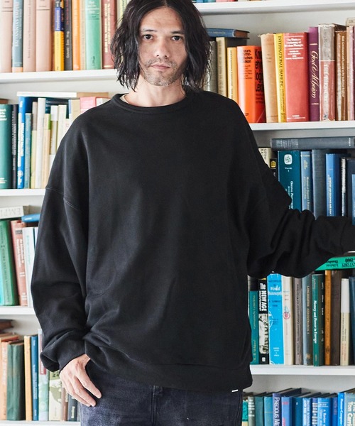 トレーナー スウェット 「ADAMPATEK/アダムパテック」looose crewneck sweat / ルーズクルーネックスエット レディース セール】【ADAMPATEK/アダムパテック】looose crewneck sweat