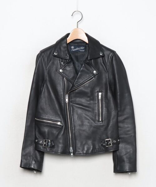 URBAN RESEARCH Sonny Label」 レザーブルゾン 38 ブラック レディース 