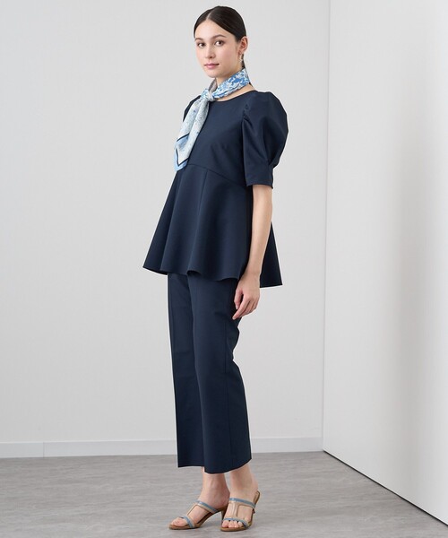 【専用】ANAYI ペプラムブラウス 38 セットアップ対応商品】サッカーストレッチペプラム ブラウス