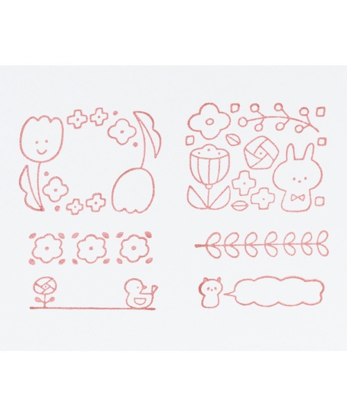 MARK'S（マークス） 文房具 mizutama 木製スタンプセット : ZOZOTOWN