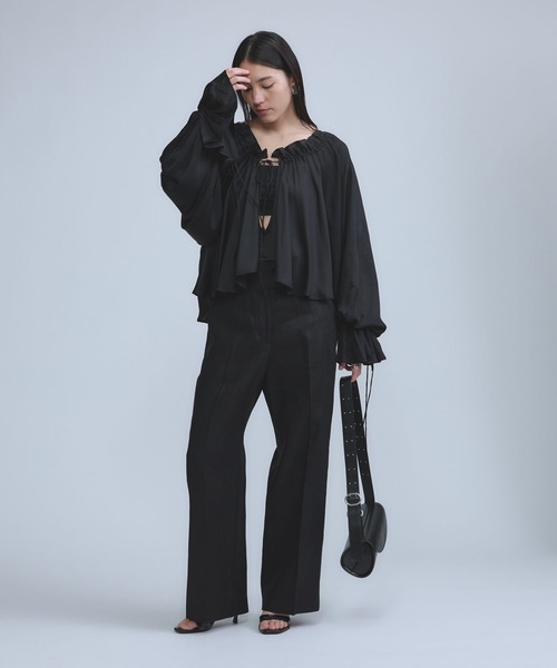 Chaos（カオス） スラックス パンツ /リネンヘリンボンストレート