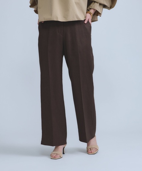 Chaos（カオス） スラックス パンツ /リネンヘリンボンストレート