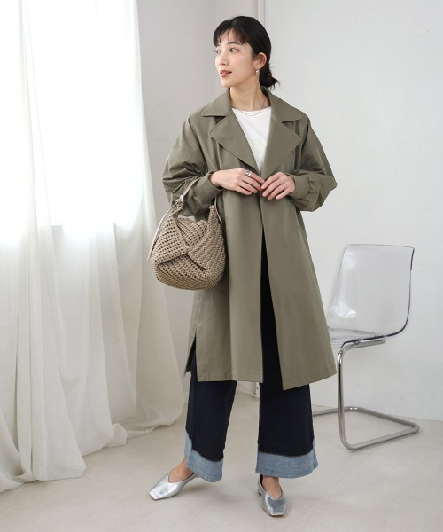 Bou Jeloud（ブージュルード） トレンチコート コート ニット切替