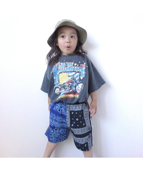 BREEZE（ブリーズ） パンツ バンダナ切替パンツ キッズ 子供服 男の子