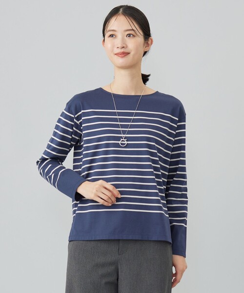 tシャツ バスクボーダー カットソー レディース tシャツ バスクボーダー カットソー レディース : ZOZOTOWN