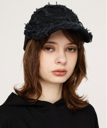 SLY キャップ 帽子 DAMAGE DENIM CAP ダメージ デニム