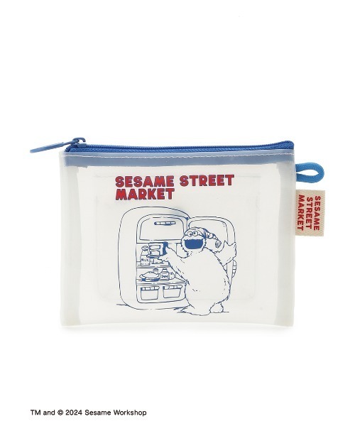 SESAME STREET ポーチ 「The SUNNY DAYS」PVCミニポーチ