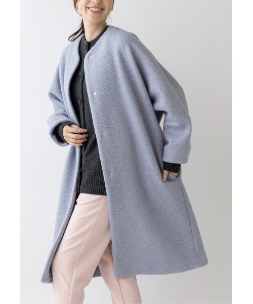 Sono（ソーノ） ノーカラーコート コート 日本製「SONO/ソーノ