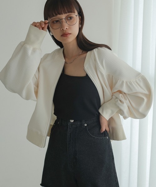 ＊美品【ANAYI】レーヨンポリエステルギャザーカーディガン サックス 38 アセテートポリエステルVネック カーディガン|ANAYI OFFICIAL