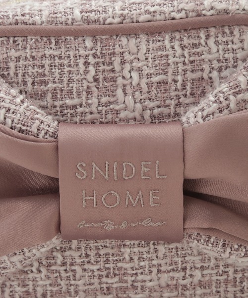 SNIDEL ツイードポーチ ピンク ツイードポーチ（ポーチ）｜SNIDEL HOME（スナイデルホーム）の