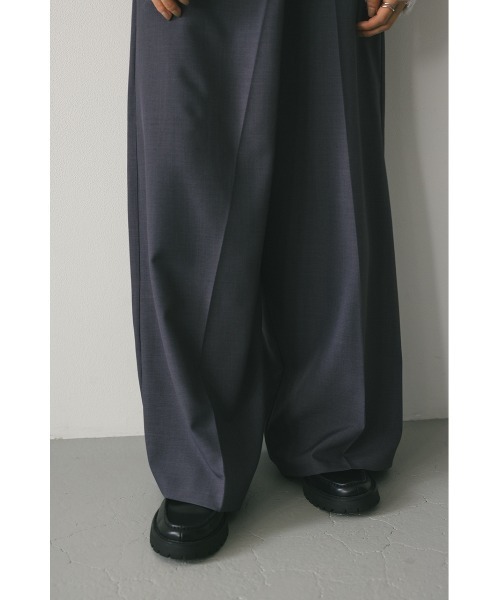 STYLEMIXER（スタイルミキサー） パンツ フロントカシュクールワイド