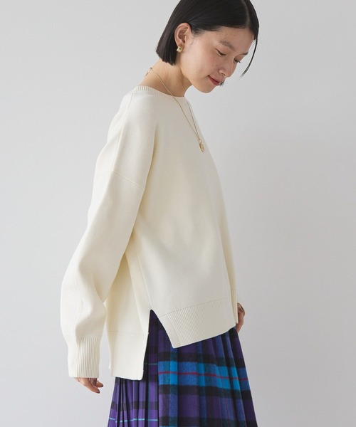 AMERICAN HOLIC ニット セーター 袖ボリュームサイドスリット