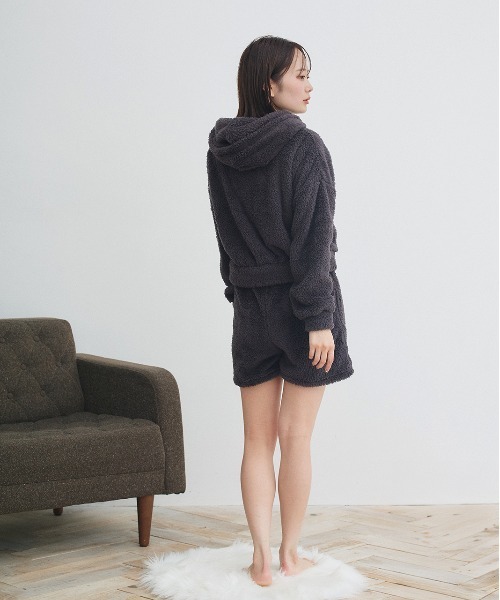 ad thie（アドティエ） もこもこ パジャマ ルームウェア ボアショート
