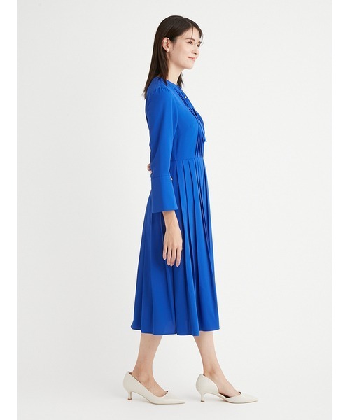 CELFORD ワンピース ボウタイプリーツワンピースfor Christel Takigawa  