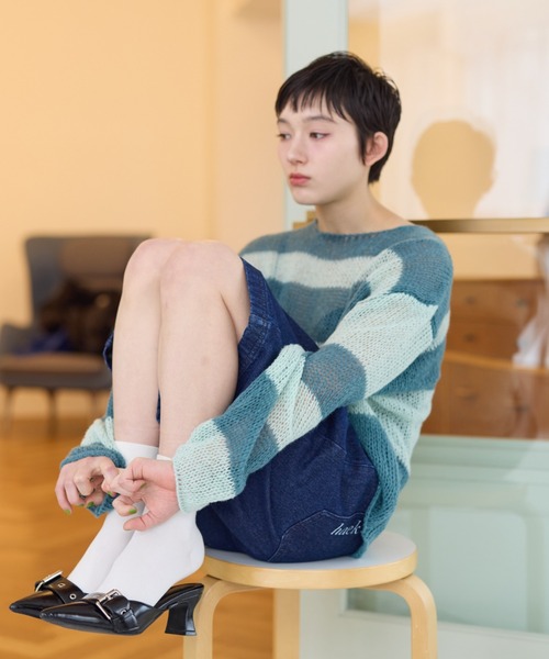 haek ジーンズ デニム デニムパンツ half denim pants/ハーフ