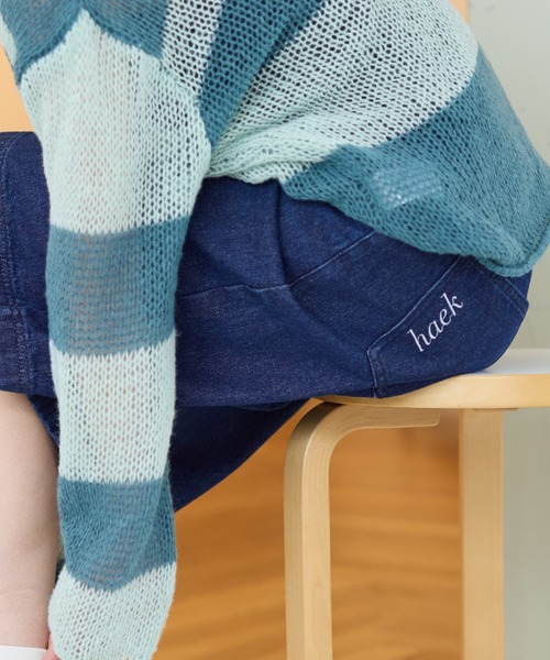 【haek】half denim pants/ハーフデニムパンツ セール】half denim pants/ハーフデニムパンツ（デニムパンツ