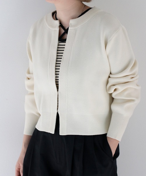 cepo（セポ） カーディガン モチモチホック ニットカーディガン