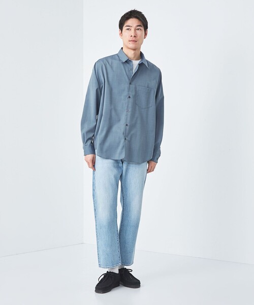 green label relaxing　シャツ green label relaxing シャツ オックスフォード バンドカラー