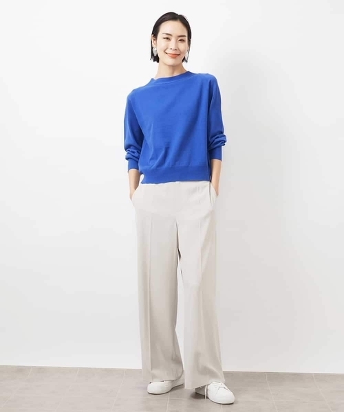 MICHEL KLEIN（ミッシェルクラン） パンツ 「セットアップ対応/洗える