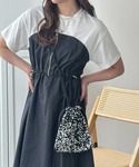 ワンピース 半袖 「S-XL展開」ハーフジップ...の詳細画像5
