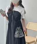 ワンピース 半袖 「S-XL展開」ハーフジップ...の詳細画像3