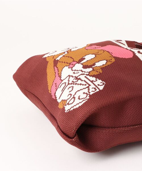 エコバッグ 「公式」トムとジェリー ニットバッグ ダイナーレッド