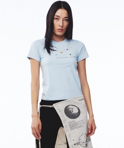 tシャツ ボンクラージュロゴ Tシャツ レディース ボンジュールロゴTシャツ（Tシャツ/カットソー）｜Edit Sheen