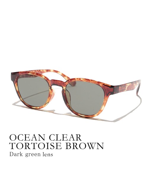 Jugaad14 サングラス 「jugaad14」OCEAN CLEAR tortoise brown