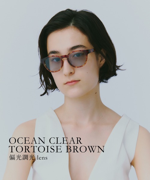 Jugaad14 サングラス 「jugaad14」OCEAN CLEAR tortoise brown
