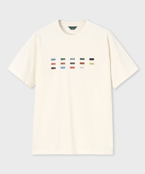 【Paul Smith】Paul Smith + Lee タブ Tシャツ 半袖 ロゴ 人気コラボ☆ Paul Smith + Lee タブ Tシャツ ロゴ 半袖 ギフト