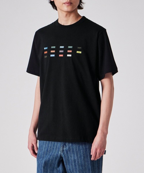 【Paul Smith】大人気コラボ！Paul Smith + Lee ロゴ Tシャツ Paul Smith tシャツ + Lee(R) タブ Tシャツ / 153704 LT4250