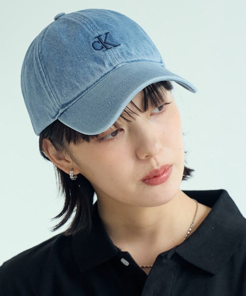 【 】★25SS★スモールモノグラムロゴデニムキャップ Calvin Klein キャップ 帽子 「Calvin Klein/カルバンクライン