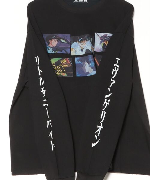 tシャツ evangelion x little sunny bite long tee レディース メンズ Little sunny bite tシャツ 「evangelion x little bite」 long