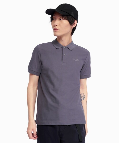エーグル（AIGLE）/吸水速乾 接触冷感 UVカット クールマックスピケポロシャツ AIGLE（エーグル） ポロシャツ 吸水速乾 接触冷感 UVカット クール